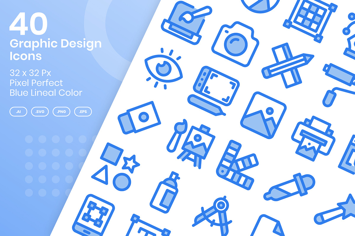 40 Graphic Design - Lineal Color