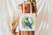 Colorful Parrot Clipart, an Illustration by Pixels.Craft (Thumbnail 7 of 7)