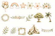 Safari Animals Clipart, an Animal Illustration by Villa 11 Estudio (Thumbnail 3 of 7)