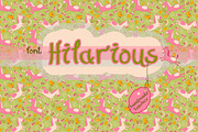 Hilarious font, a Sans Serif Font by BondarenkoNat (Thumbnail 1 of 2)