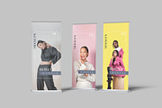 Rollup Banner Mockup, an Advertising Mockup by Graphiculon (Thumbnail 9 of 11)