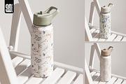 Thermo Flask on Wooden Chair Mockup, a Cups & Container Mockup by SD Mockup (Thumbnail 2 of 4)