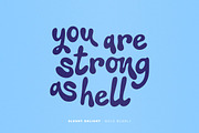 Slushy Delight | Bold Bubbly Font, a Handwritten Font by Denustudios (Thumbnail 4 of 13)