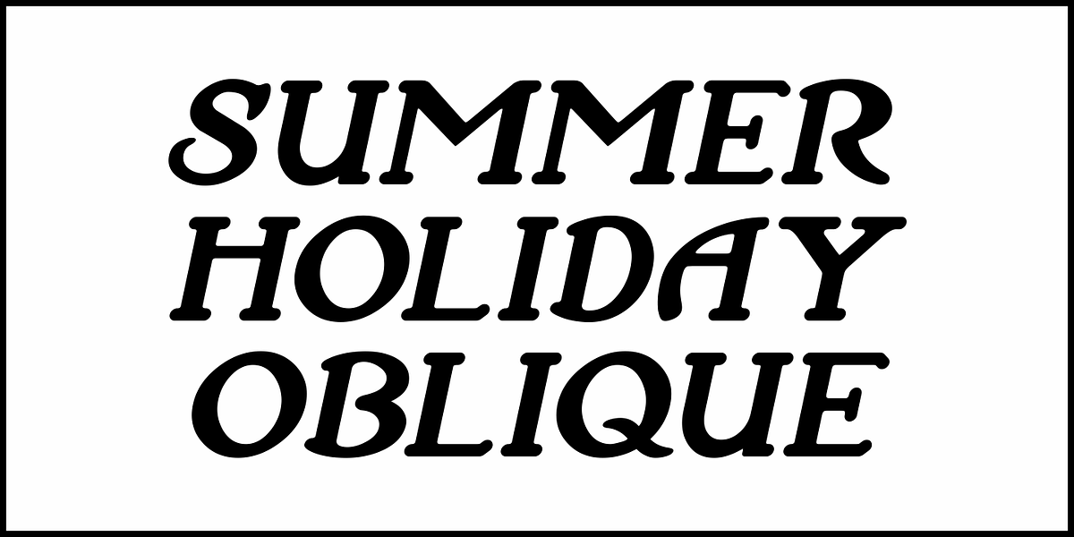 Summer Holiday JNL, a Serif Font by Jeff Levine Fonts (Photo 4 of 5)