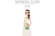 Bride Portrait Creator | Wedding Art, a Person Illustration by Lauren Lesley Studio (Thumbnail 18 of 29)