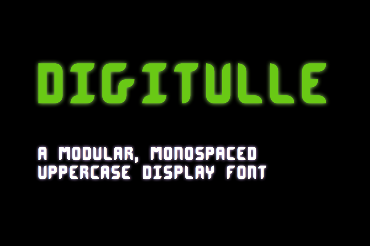 Digitulle Typeface
