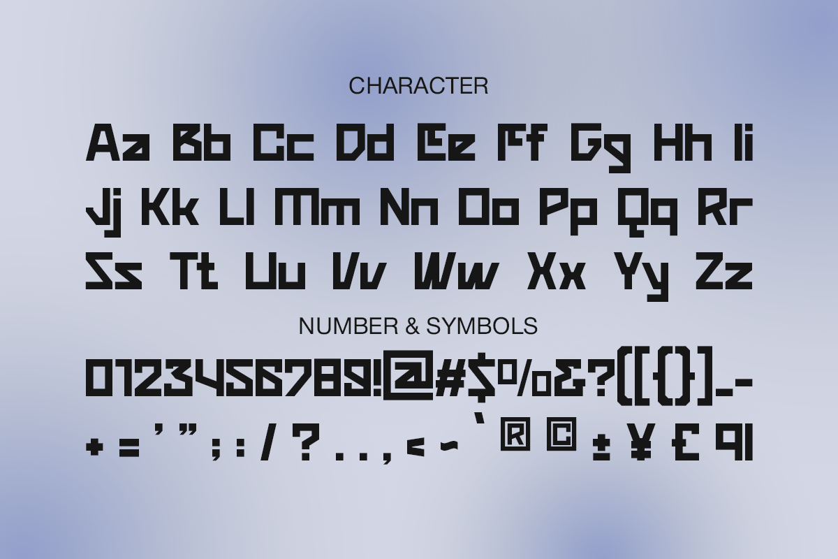 Bietro - Futuristic Modular Sans, a Sans Serif Font by Pandeka Studio (Photo 6 of 6)