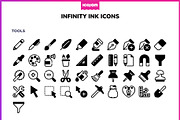 2100+ Infinity Ink icons, a Solid Icon by Icojam store (Thumbnail 9 of 12)