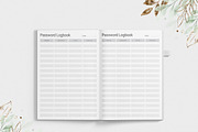 Password Logbook Kdp Interior, a Stationery Template by Graphic Template (Thumbnail 7 of 11)