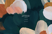 January Abstract Painted Backgrounds, a Texture Graphic by Basia Stryjecka (Thumbnail 4 of 15)