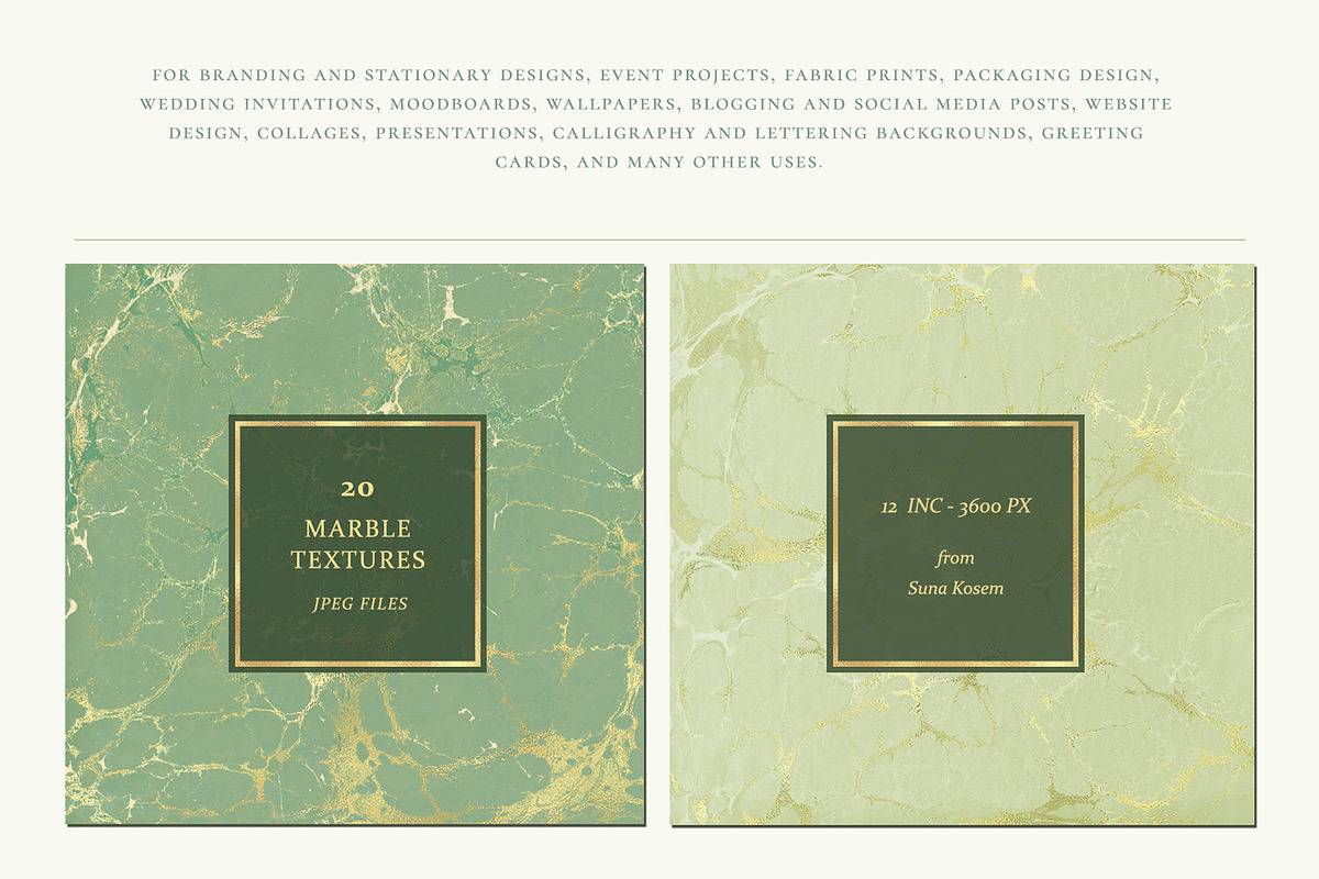 Gold & Mint Green Backgrounds, a Background Graphic by Suna Kosem (Photo 3 of 9)