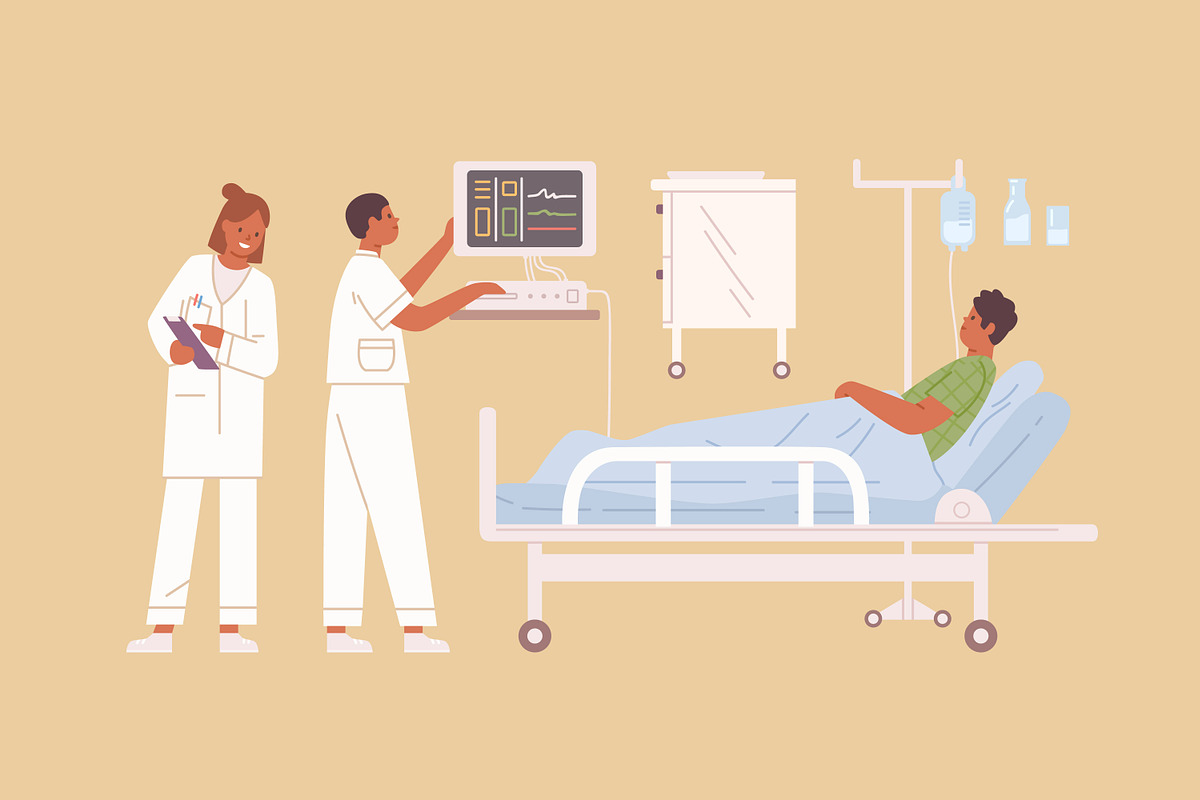 Intensive therapy room, a Healthcare Illustration by Good Studio (Photo 3 of 3)