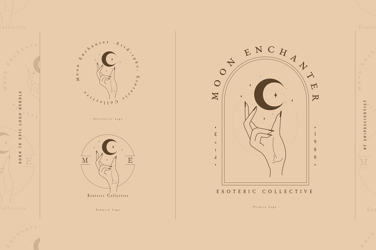 Born in Epic Logos//Updated, a Branding & Logo Template by SNIPESCIENTIST