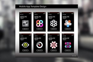 Mobile App Template Design