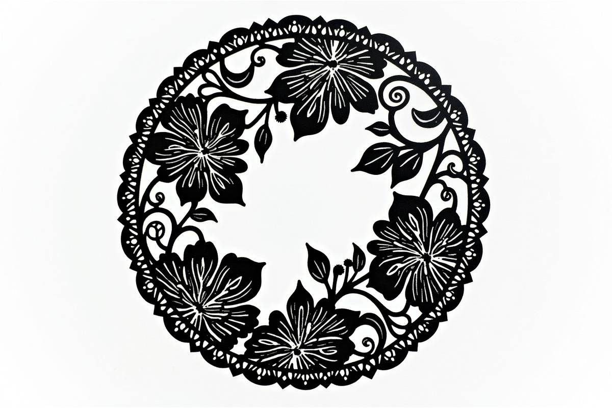 Mandala Frame with Abstract Floral, an Illustration by Amazin_art (Photo 7 of 16)