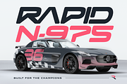 Meicre Sports - Racing Logo Font, a Sans Serif Font by Nirmana Visual (Thumbnail 7 of 16)