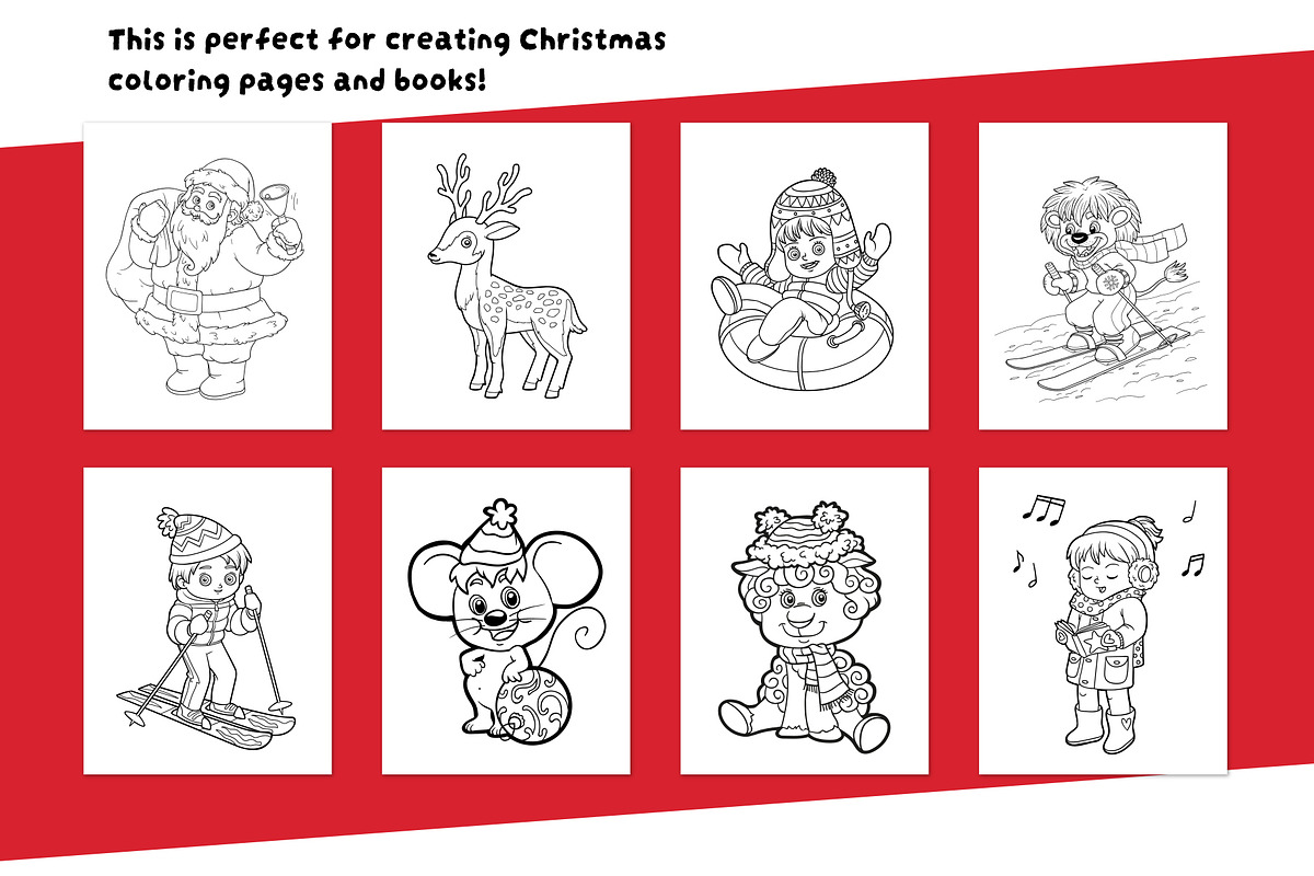 Black & White Christmas Illustration, an Object Graphic by Ksenya Savva (Photo 6 of 9)