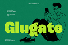 Glugate - Bold Display Font
