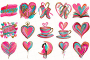 Valentine's Day Clipart, an Illustration by OK Design (Thumbnail 3 of 6)