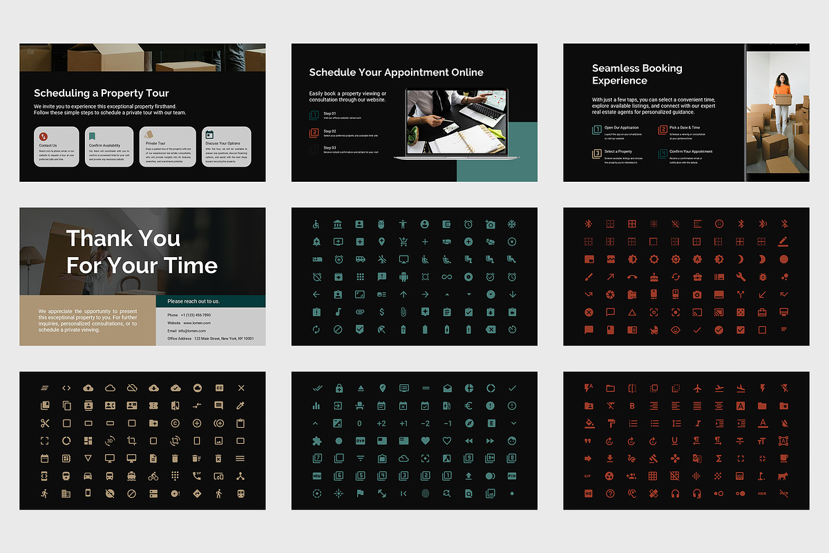 Lomen : Realty Kit Powerpoint, a Presentation Template by Punkl Camp (Photo 9 of 9)