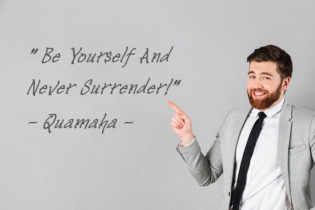 Quamaha - Elegant Handwritten Font, a Script Font by Naistudio (Photo 2 of 7)