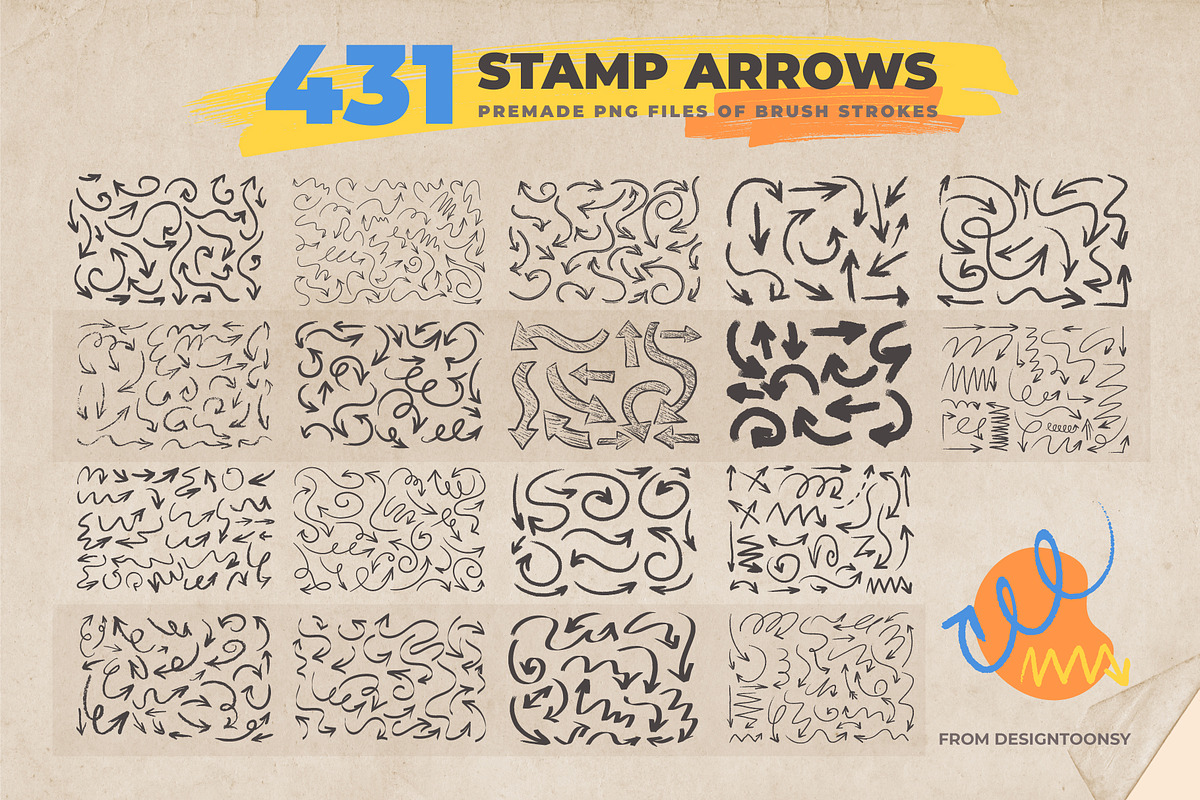 Scribble Stamps Doodle Bundle 2000+, an Object Graphic by DesignToonsy (Photo 2 of 28)