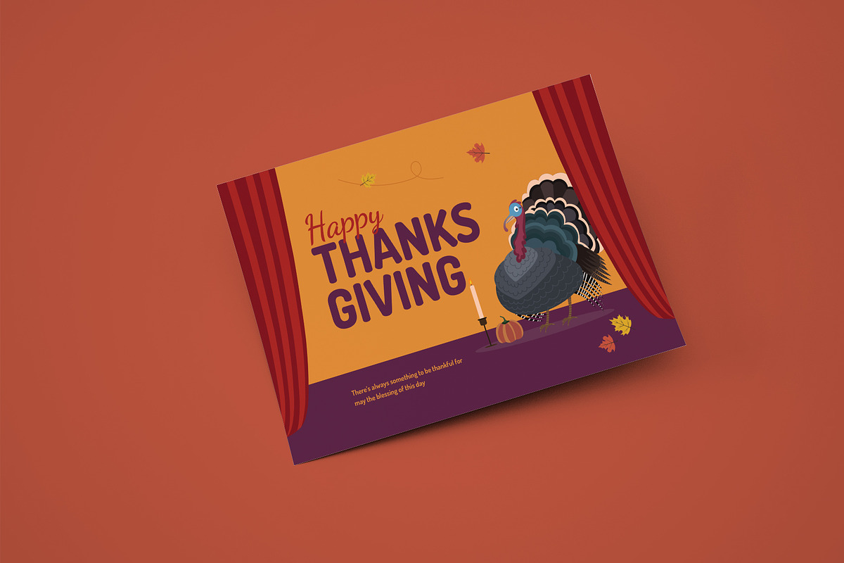 Thanksgiving Greeting Card, a Card Template by Neermana (Photo 3 of 4)