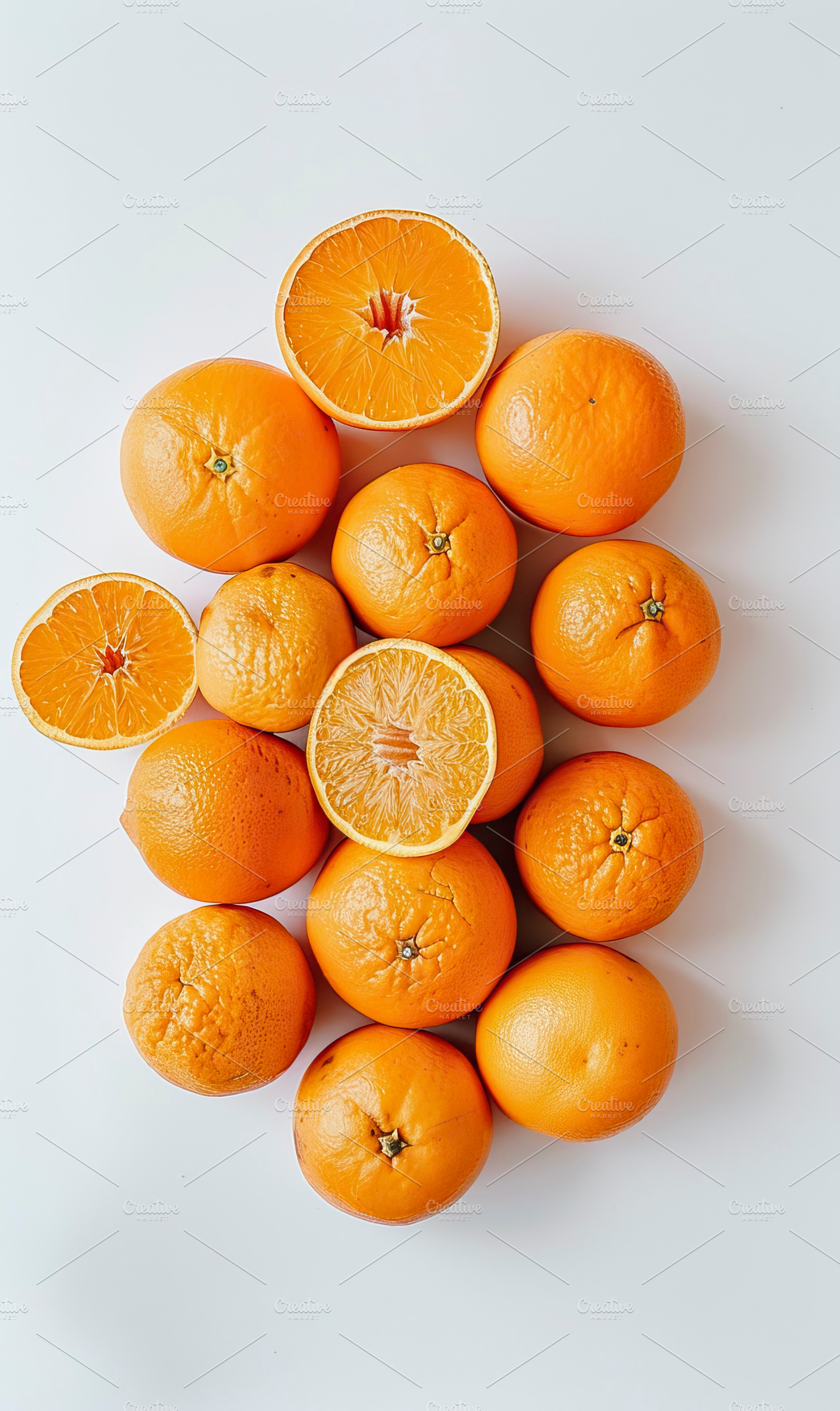A vibrant display of whole and slice, a Photo by LOGOCREATIVE