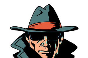 Scammer tries to find out passwords, a Person Illustration by rogistok