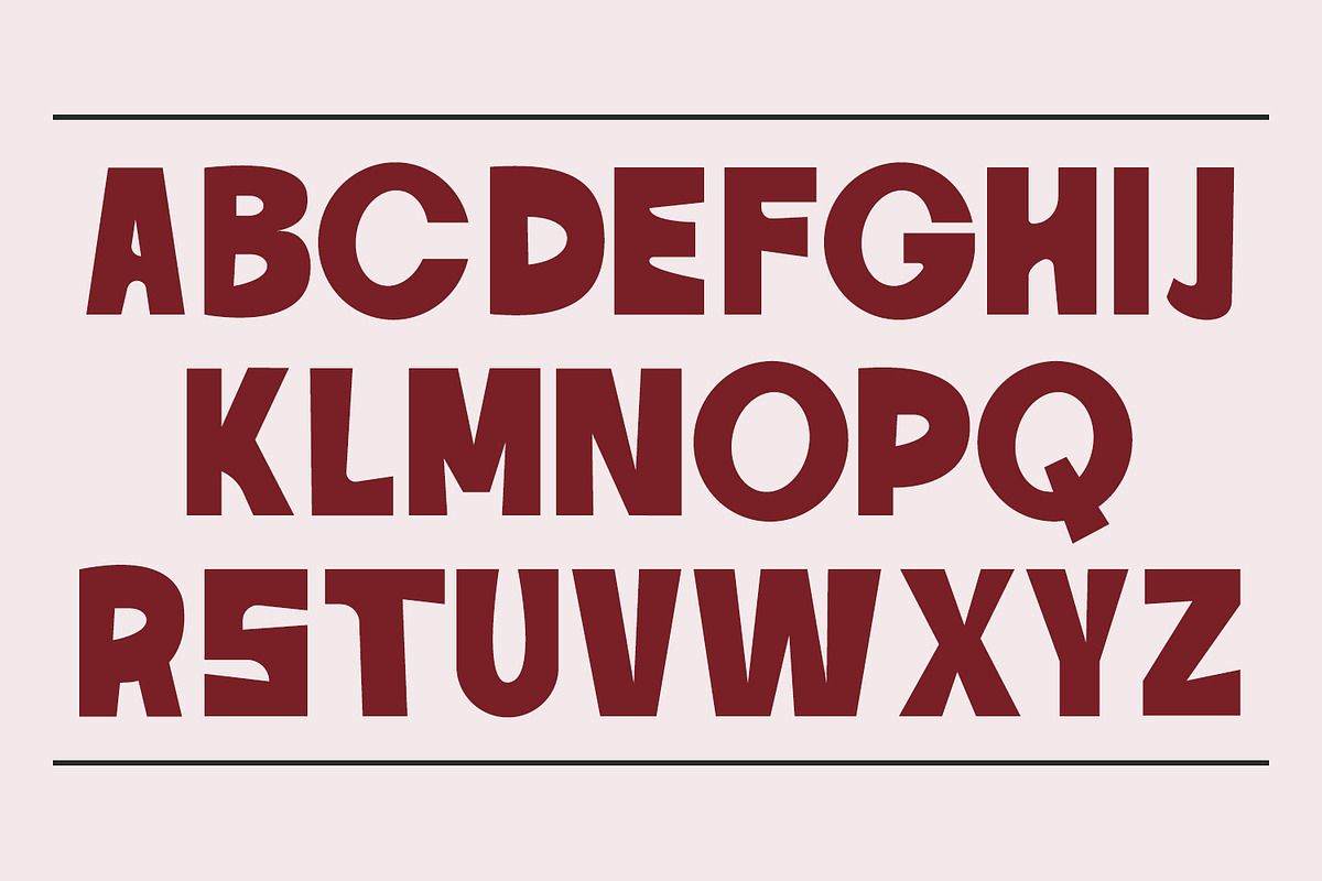 Lestar Denha Sans Serif Display Font, a Sans Serif Font by Maulana Creative (Photo 4 of 7)