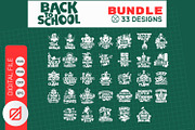 Back To School Quote SVG Bundle, an Education Illustration by defarmerdesign (Thumbnail 1 of 4)