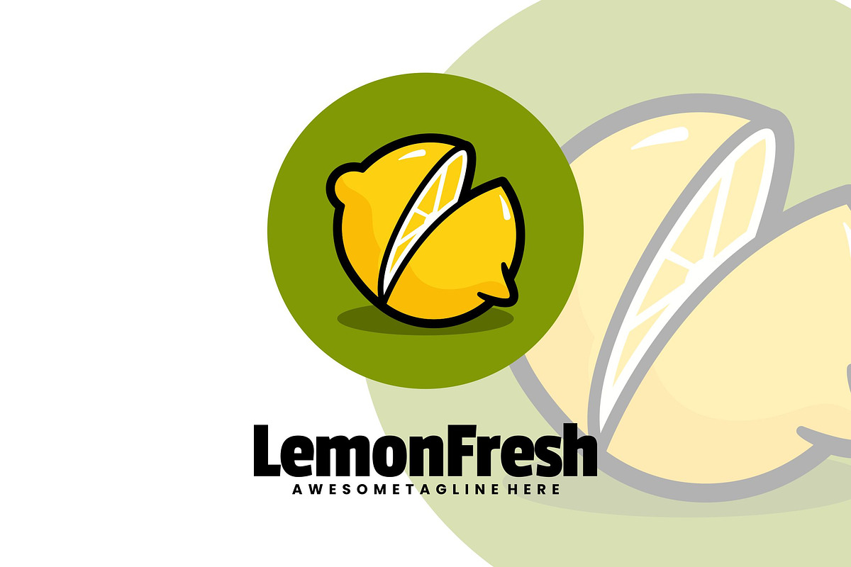 Illustration Lemon Logo Design., a Branding & Logo Template by VectorCraft