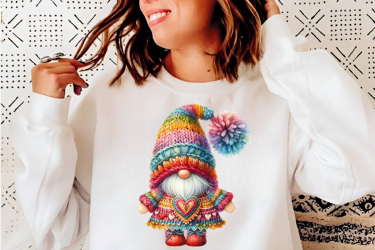 Yarn Crochet Valentines Gnome PNG, an Illustration by SinaCreation (Photo 7 of 11)