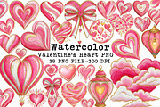 Valentine's Clipart Heart PNG, an Illustration by Libby Wishes (Thumbnail 1 of 5)