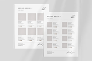 Simple Line Sheet Template Canva, a Marketing Template by frommakertomaker (Thumbnail 2 of 7)