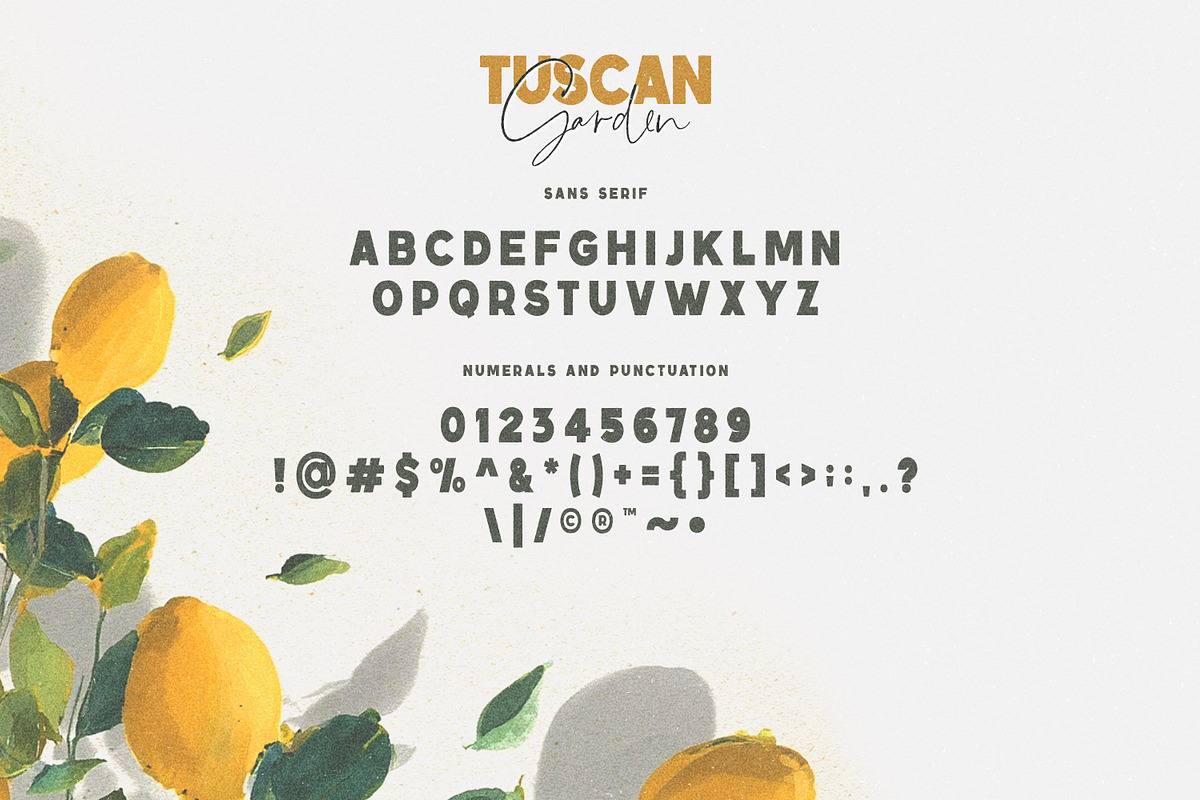 Tuscan Garden Font Duo, a Handwritten Font by Callie Rian & Co. (Photo 13 of 16)