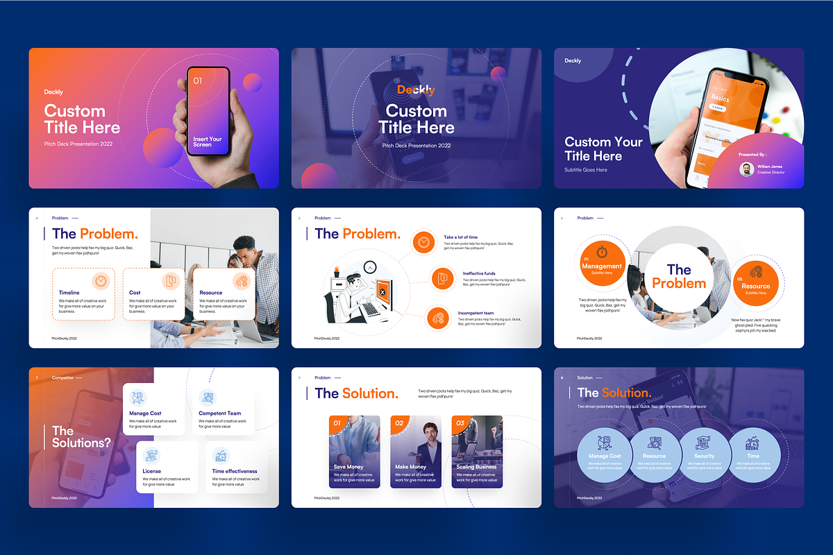 Deckly - Pitch Deck Google Slides, a Presentation Template by Illustraly Design (Photo 5 of 9)