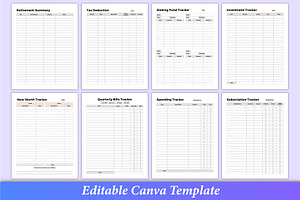 2024 Budget Planner Canva KDP