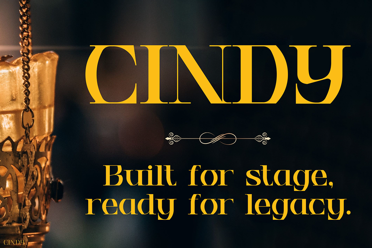 CINDY, a Serif Font by Pinisi ART (Photo 10 of 10)