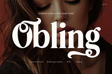 Obling Elegant Serif Font