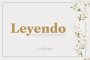 Leyendo Font Family By FontPeople