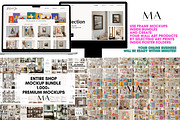 Mega Poster Shop Builder Bundle, a Household Mockup by Mockup Art Atelier (Thumbnail 2 of 61)