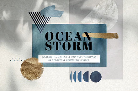 OCEAN & METAL ABSTRACT CONSTRUCTOR