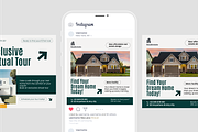 Real Estate Feed Instagram Post, a Social Media Template by SquidPixey (Thumbnail 2 of 6)