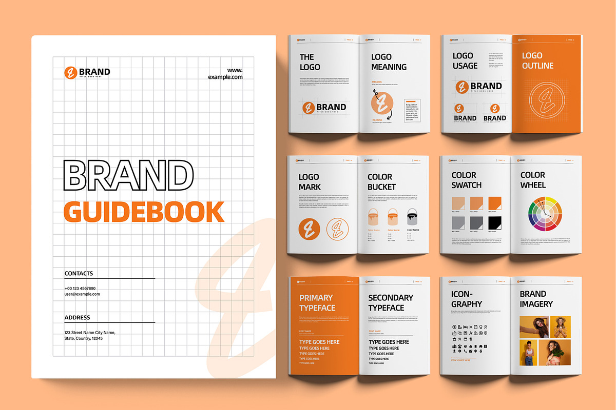 Brand Guidebook Layout, a Brochure Template by ContestDesign (Photo 1 of 4)
