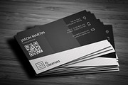 Creative Corporate Business Card, a Business Card Template by bouncy (Thumbnail 3 of 4)