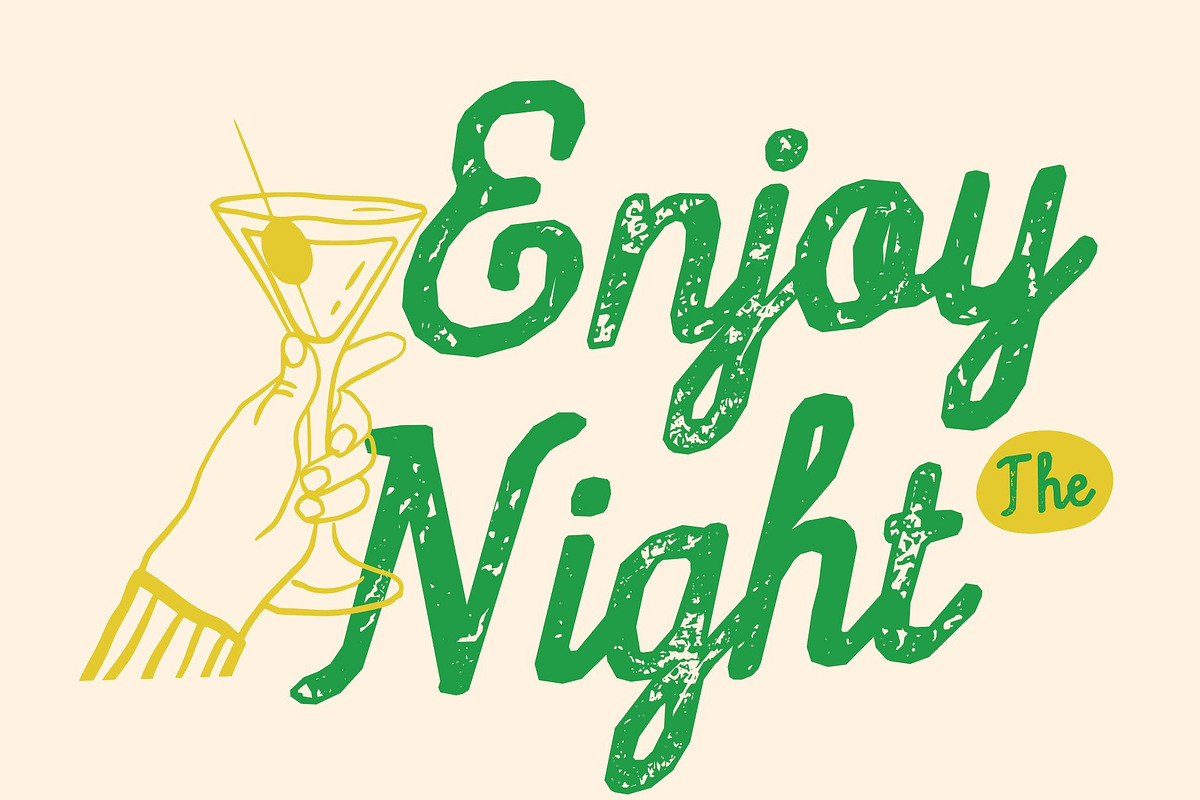 CS Dainty Stamp, a Script Font by Craft Supply Co. (Photo 2 of 8)