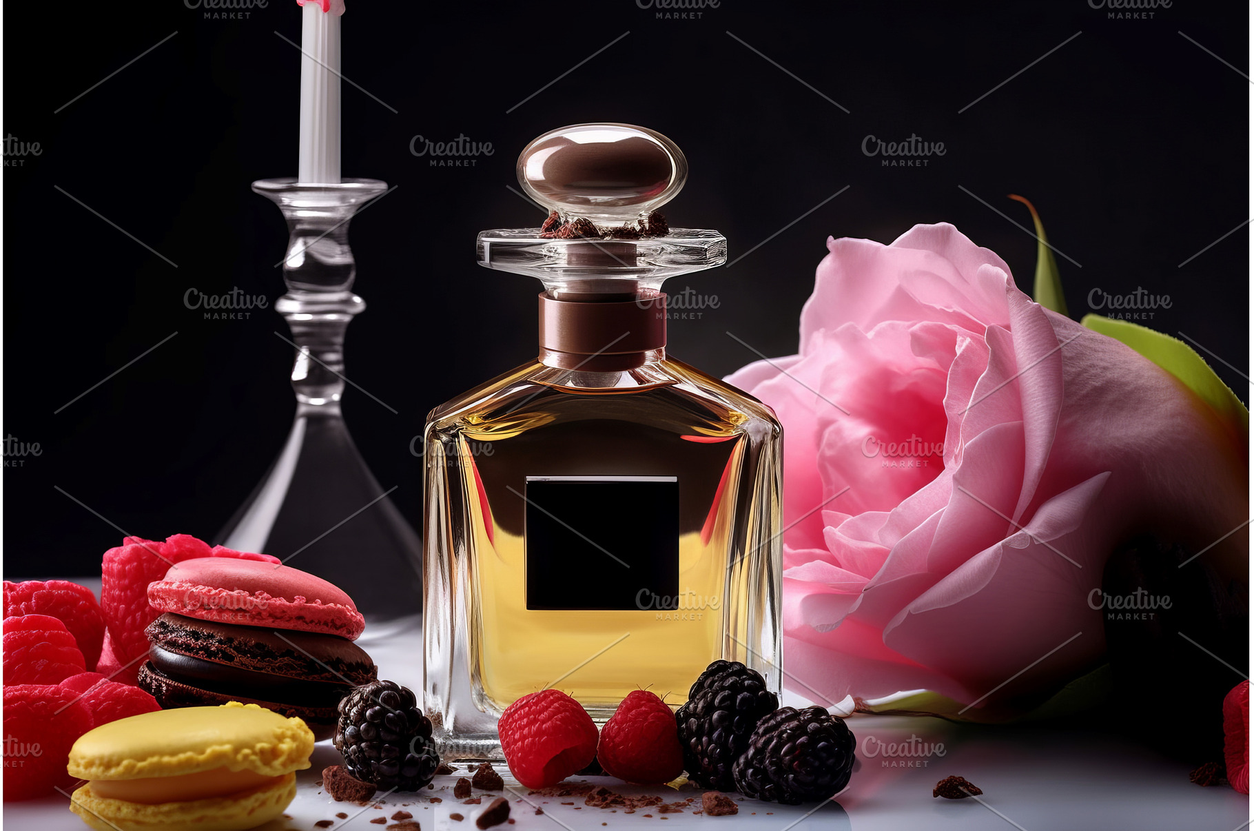 Perfume dessert arrangement, a Beauty & Fashion Photo by Ylivdesign
