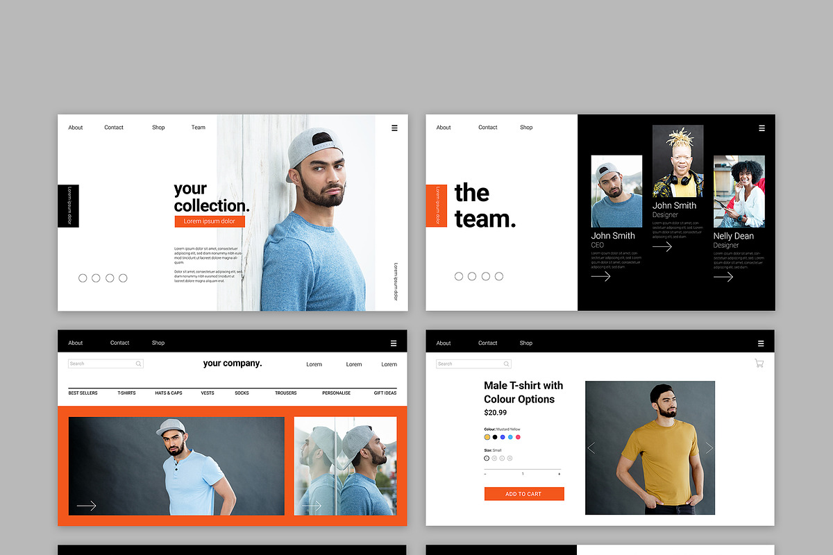 Retail Business Desktop UI Kit, a Templates & Theme by wavebreak (Photo 1 of 2)