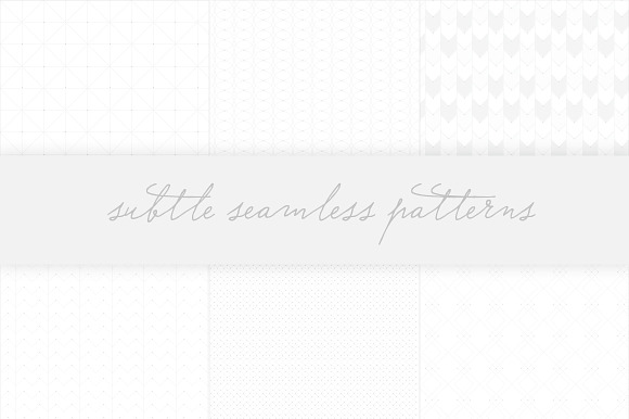 Subtle Seamless Patterns preview 6